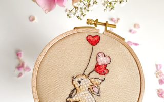 Valentine's Day cross stitch