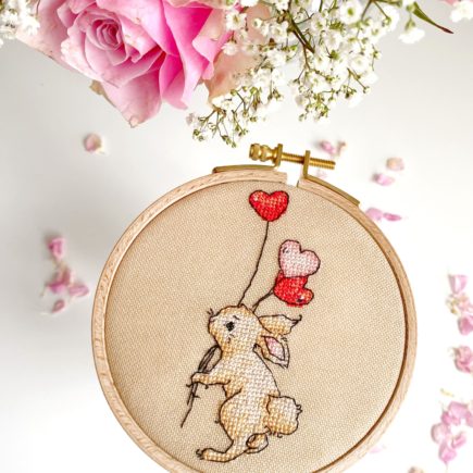 Valentine's Day cross stitch